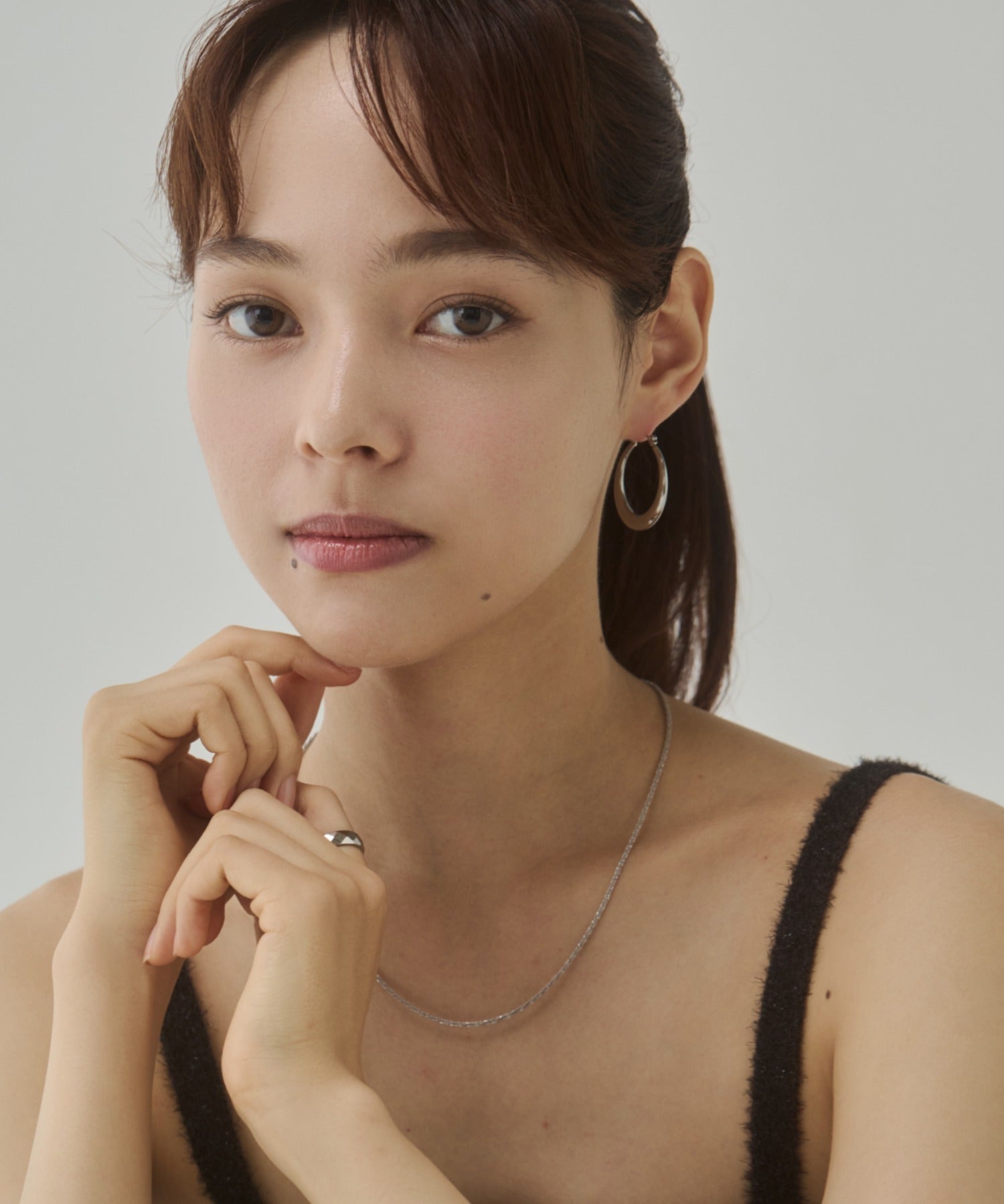 ciite' シーテ ピアス（両耳用） 【 金属アレルギー対応 】オーバルフープピアス サージカルステンレス（両耳用）