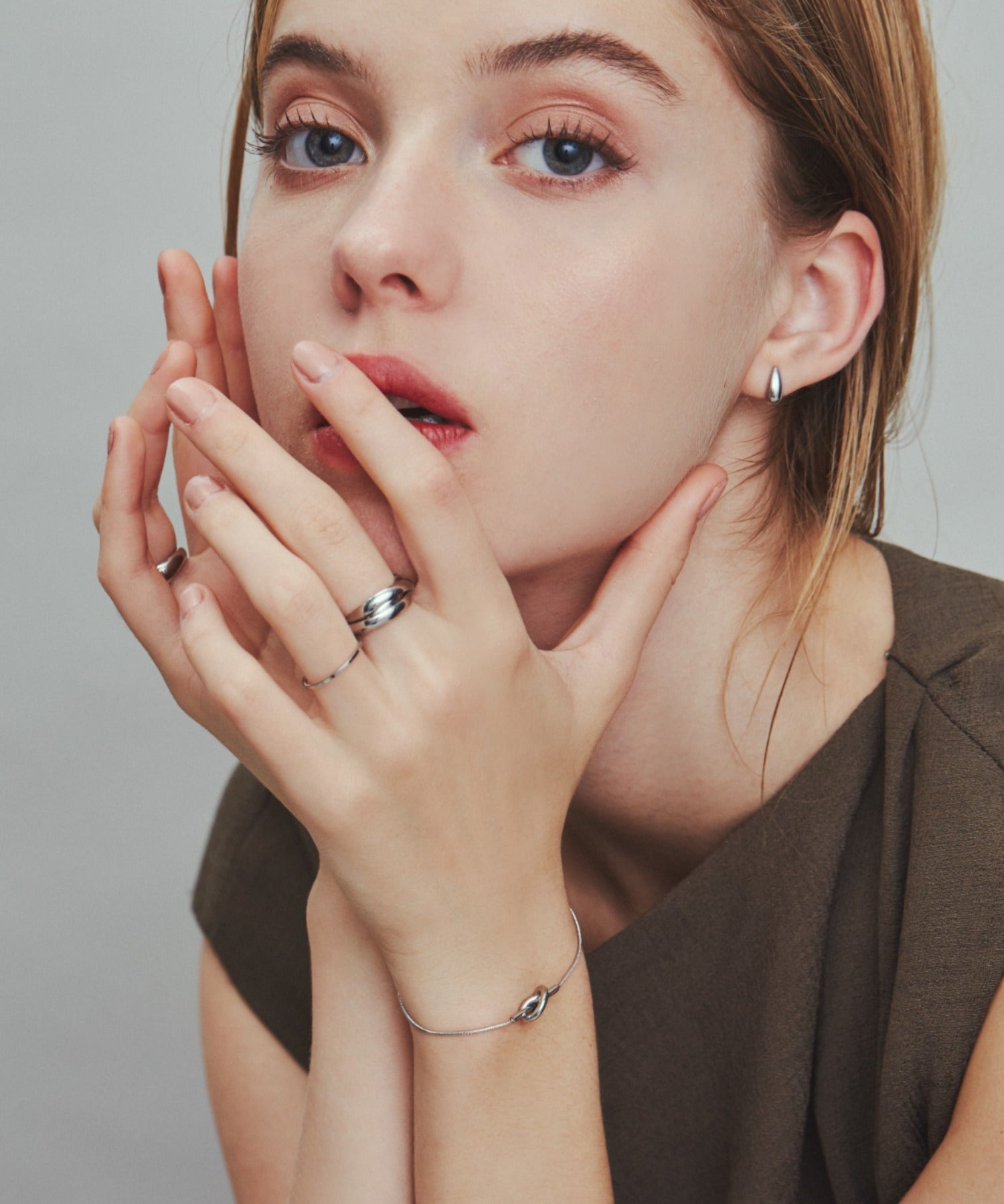 ciite' シーテ ブレスレット 【 金属アレルギー対応 】 ノットブレスレット サージカルステンレス