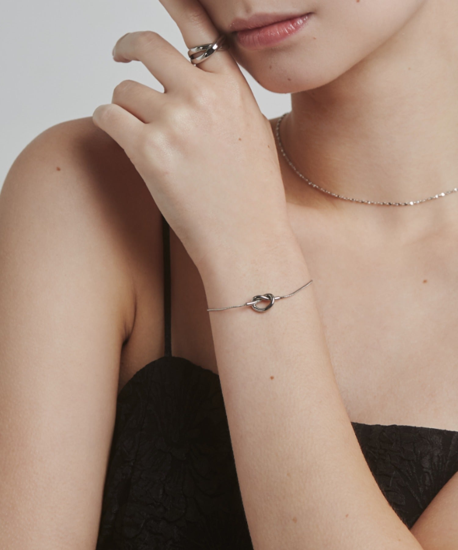 ciite' シーテ ブレスレット 【 金属アレルギー対応 】 ノットブレスレット サージカルステンレス