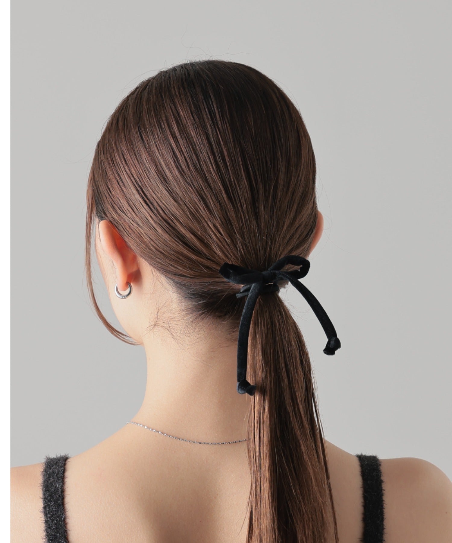 ciite' シーテ ヘアゴム ベルベット風リボン ヘアゴム