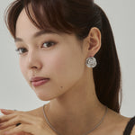 ciite' シーテ ピアス（両耳用） フラワービジューピアス（両耳用）