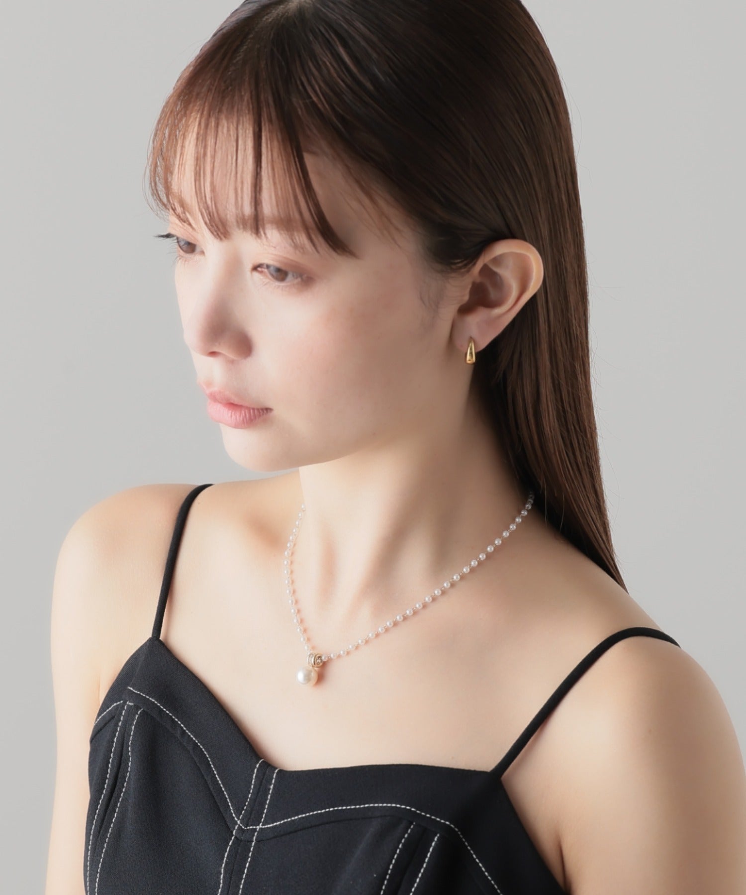 ciite' シーテ ネックレス パールビジューネックレス
