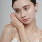 ciite' シーテ ブレスレット 【 金属アレルギー対応 】 グリッターチェーンブレスレット サージカルステンレス