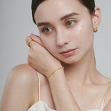 ciite' シーテ ブレスレット 【 金属アレルギー対応 】 グリッターチェーンブレスレット サージカルステンレス