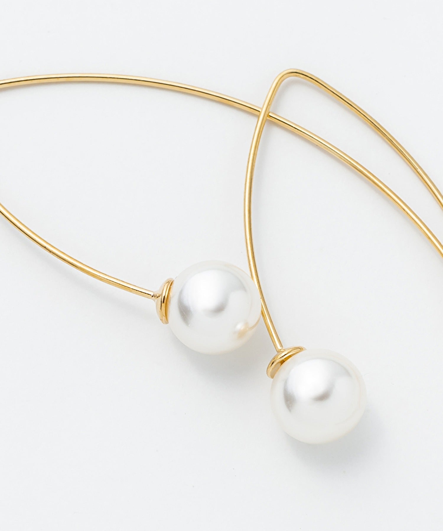 ciite' シーテ ピアス（両耳用） パールフックピアス (両耳用)