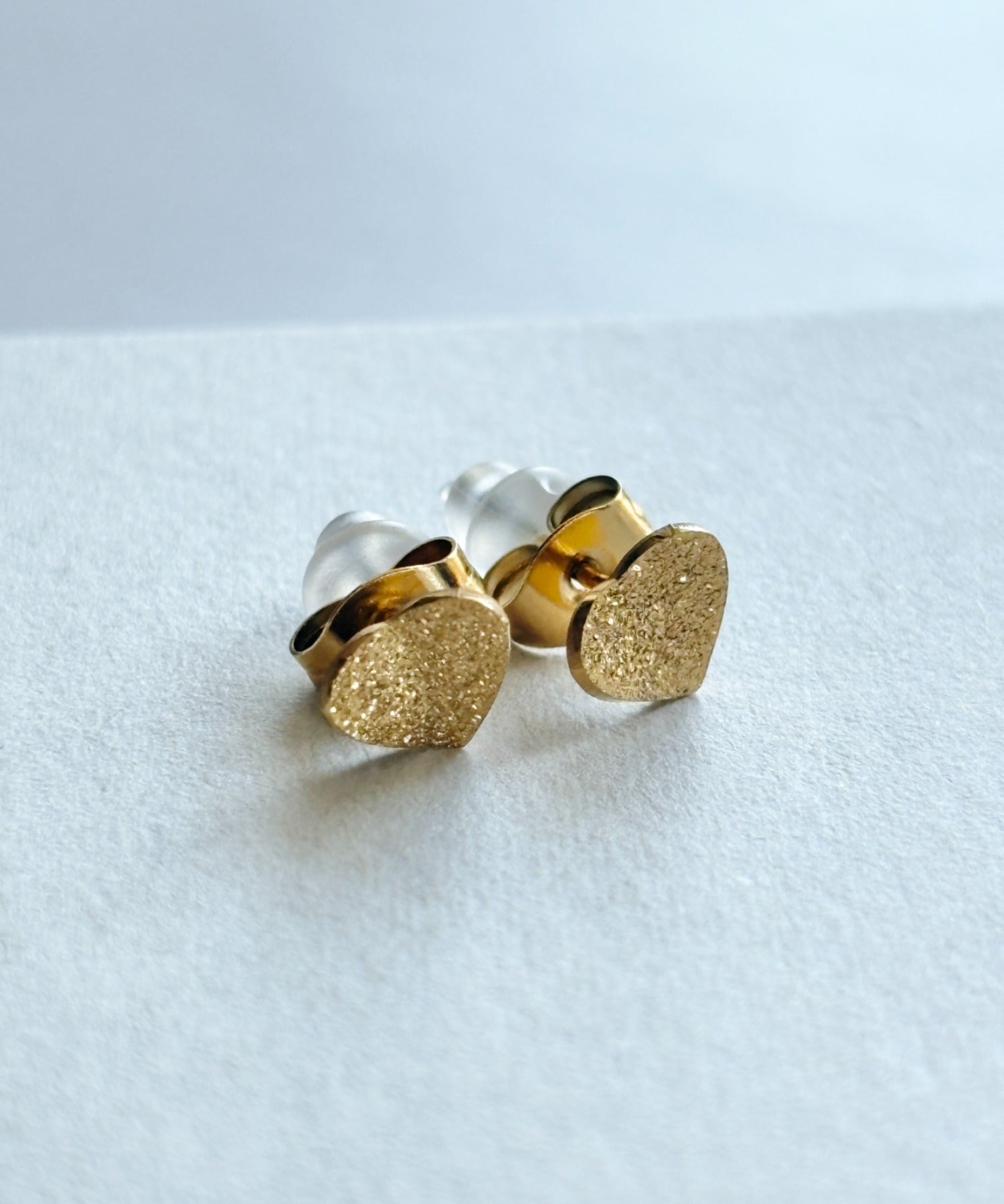 ciite' シーテ ピアス（両耳用） 【 金属アレルギー対応 】グリッターハートピアス サージカルステンレス（両耳用）