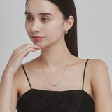 ciite' シーテ ネックレス 【 金属アレルギー対応 】 ビジューモチーフネックレス サージカルステンレス