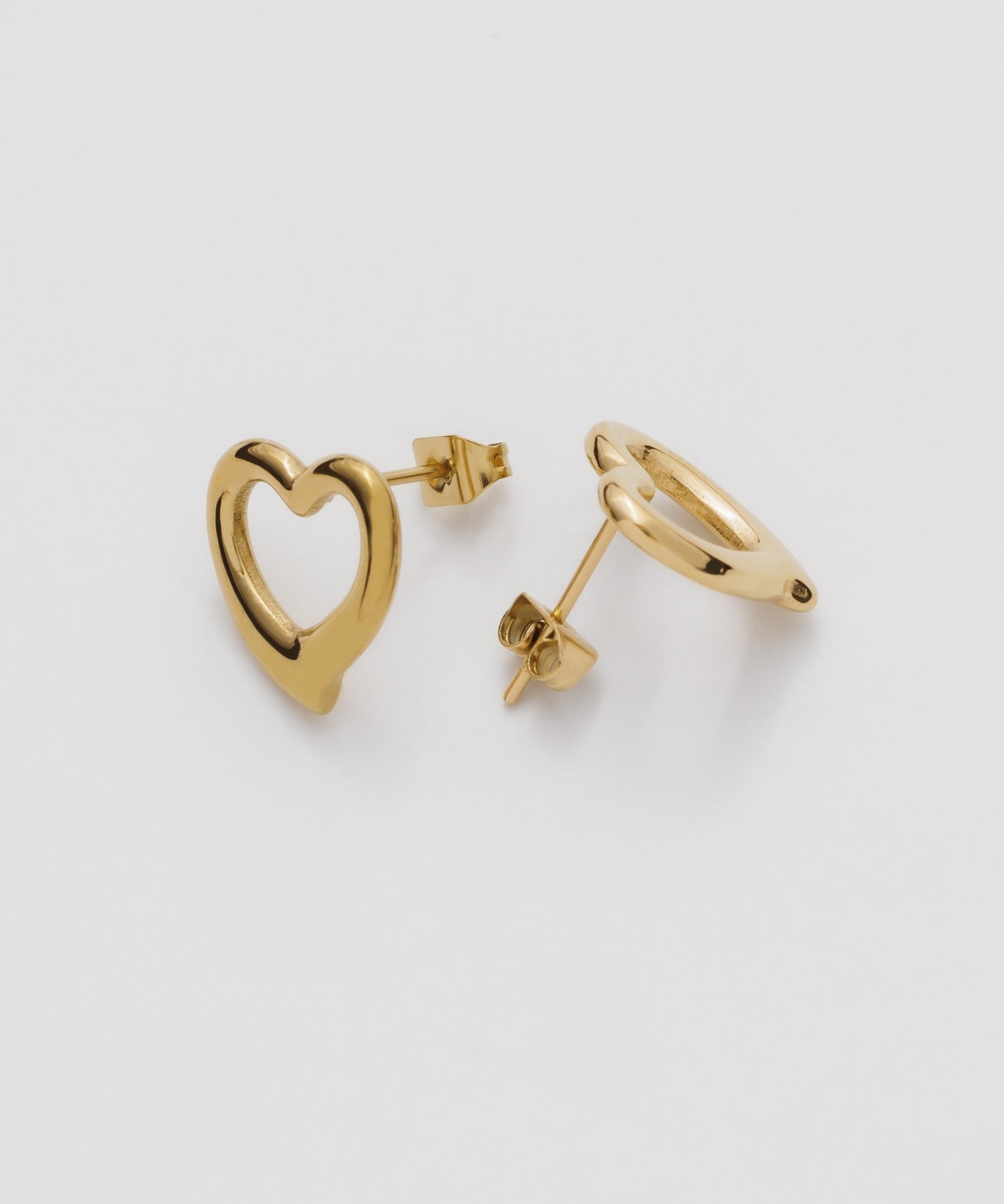 ciite' シーテ ピアス（両耳用） 【 金属アレルギー対応 】 ハートモチーフピアス サージカルステンレス (両耳用)
