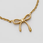 ciite' シーテ ブレスレット 【 金属アレルギー対応 】 シンプルリボン ブレスレット サージカルステンレス