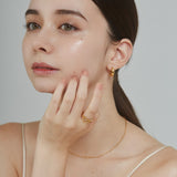 ciite' シーテ リング 【 金属アレルギー対応 】 ダブルハートリング サージカルステンレス