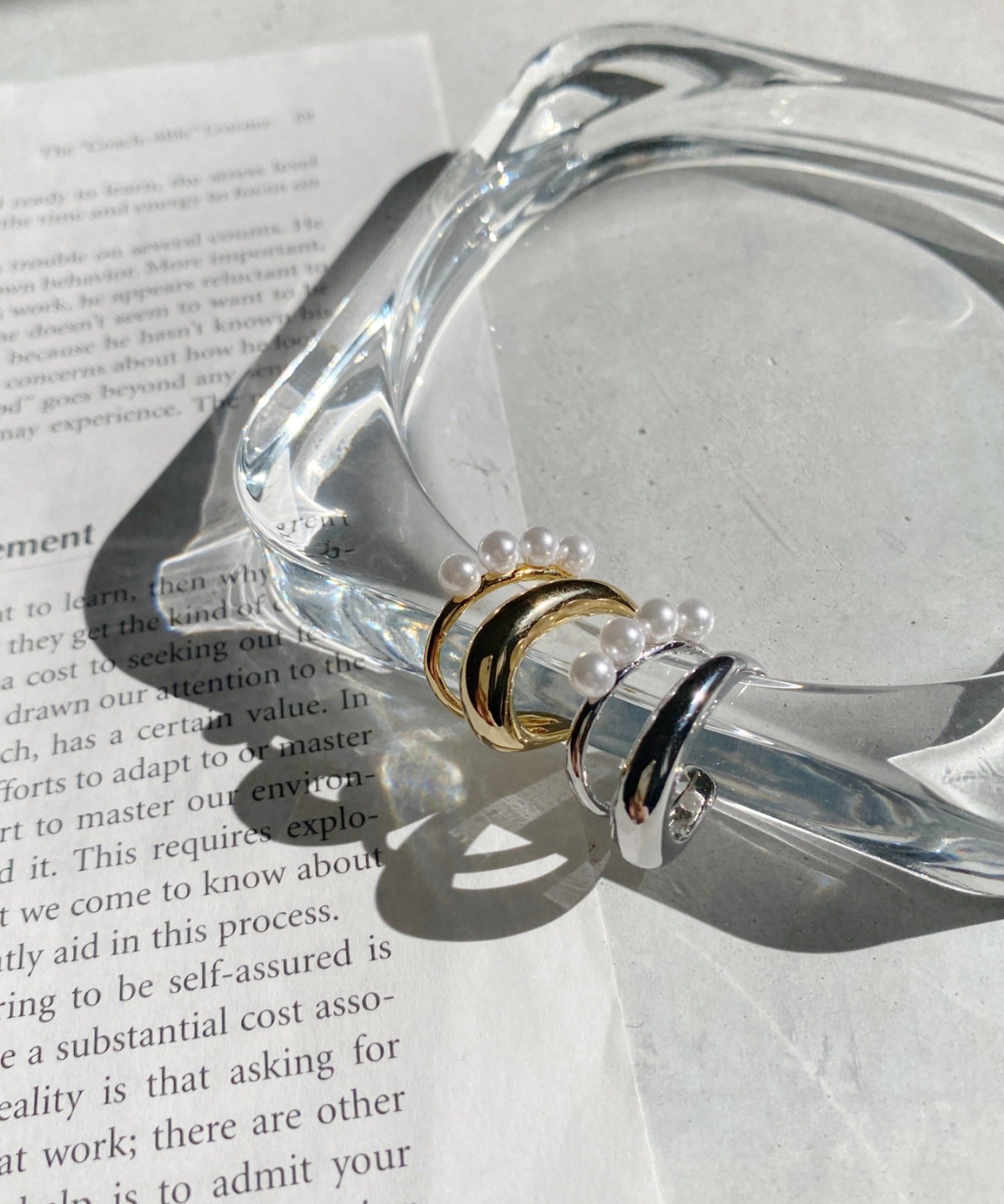 ciite' シーテ イヤーカフ 【 金属アレルギー対応 】ミニパールイヤーカフ サージカルステンレス