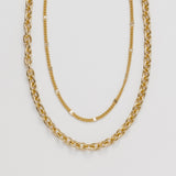 ciite' シーテ ネックレス 【 金属アレルギー対応 】 2連チェーンネックレス サージカルステンレス