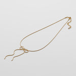 ciite' シーテ ネックレス 【 金属アレルギー対応 】 simple ribbon necklace / シンプル リボン ネックレス サージカルステンレス