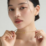 ciite' シーテ ネックレス 【 金属アレルギー対応 】 ミニハートネックレス サージカルステンレス