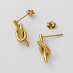 ciite' シーテ ピアス（両耳用） 【 金属アレルギー対応 】 ノットピアス サージカルステンレス (両耳用)