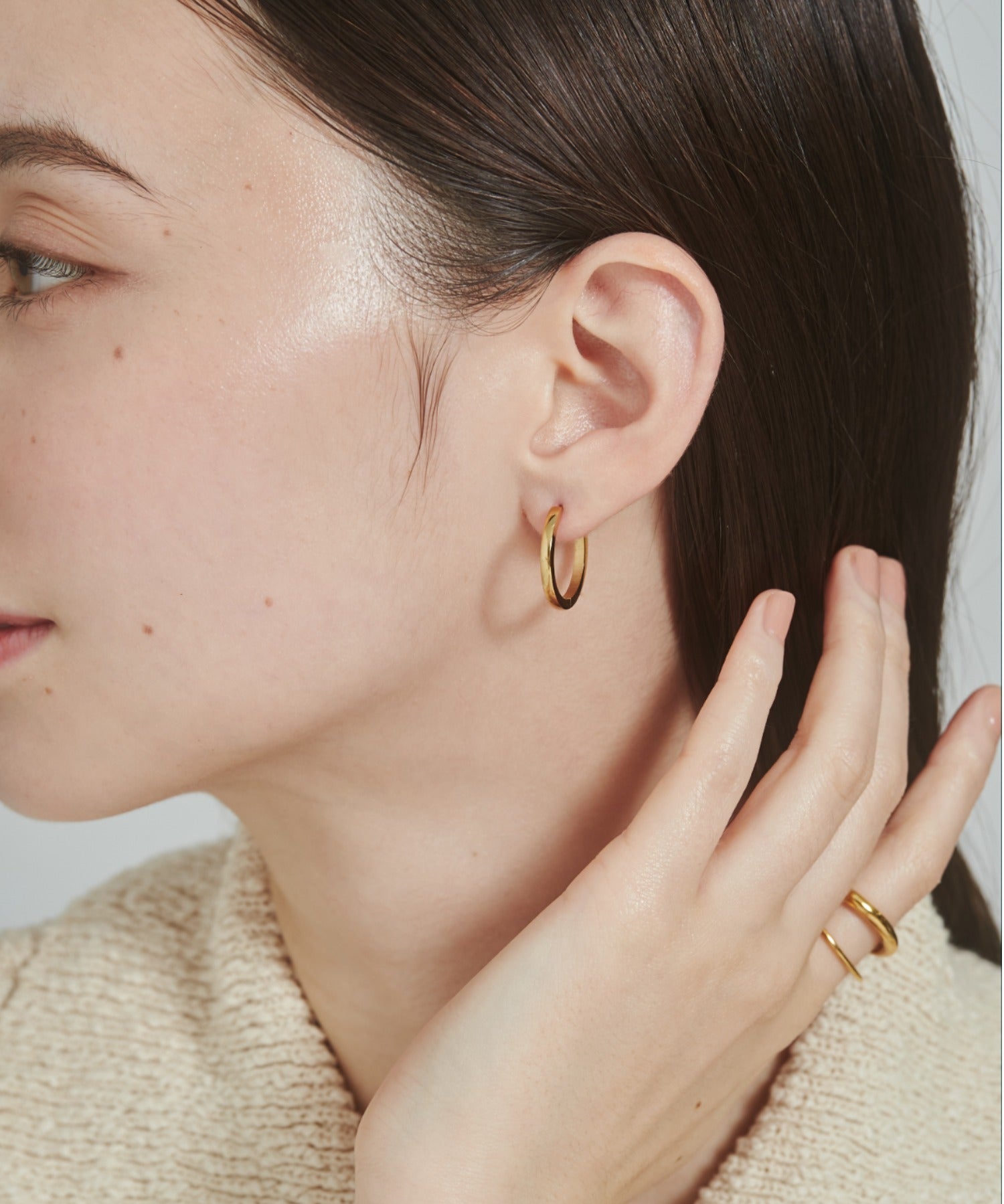 ciite' シーテ ピアス（両耳用） 【 金属アレルギー対応 】 シンプルフープピアス サージカルステンレス (両耳用)