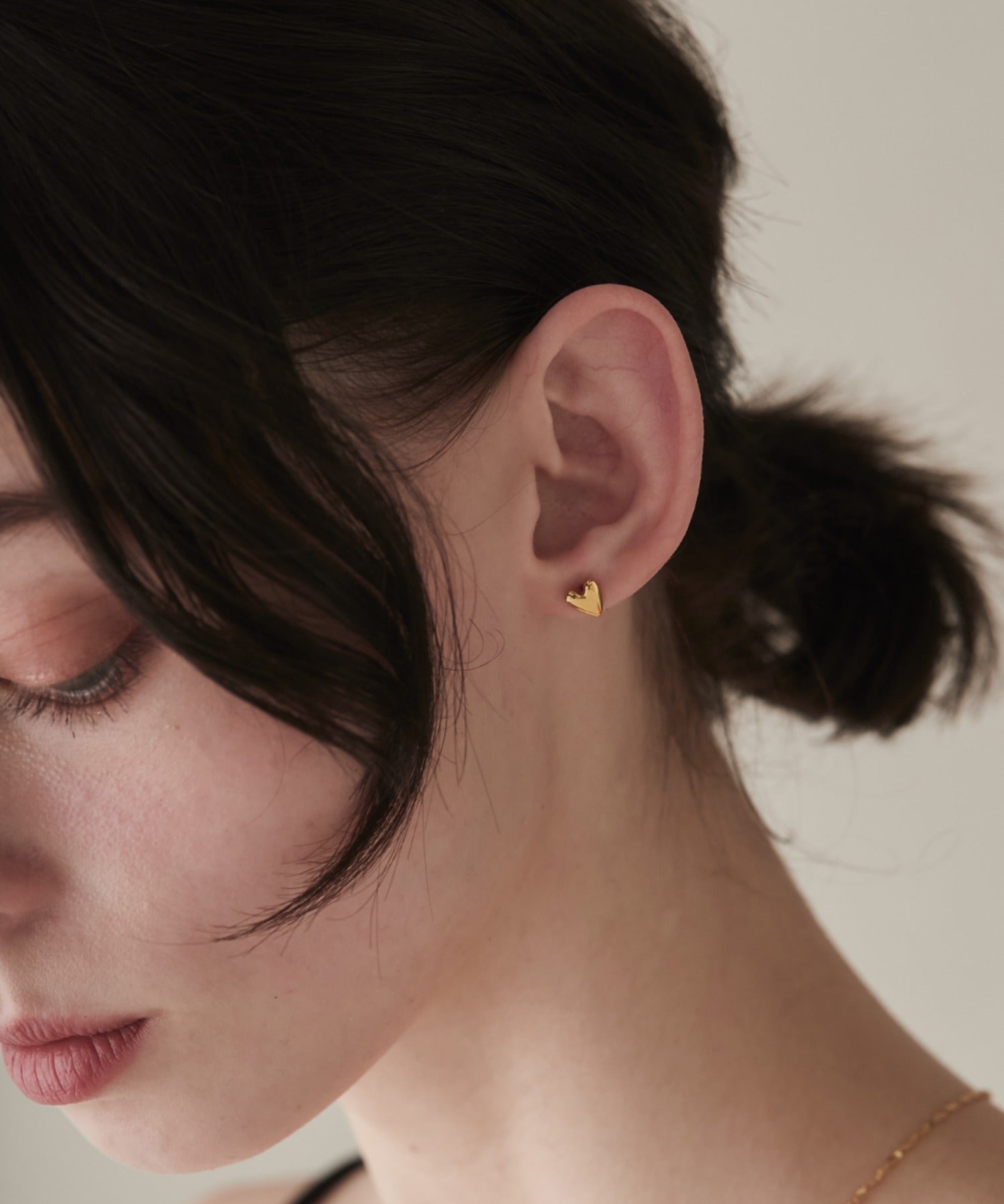 ciite' シーテ ピアス（両耳用） 【 金属アレルギー対応 】 ミニハートピアス サージカルステンレス (両耳用)