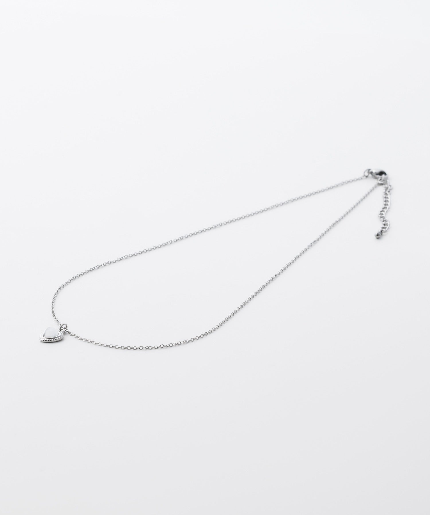 ciite' シーテ ネックレス 【 金属アレルギー対応 】 パステルカラー ハートネックレス サージカルステンレス