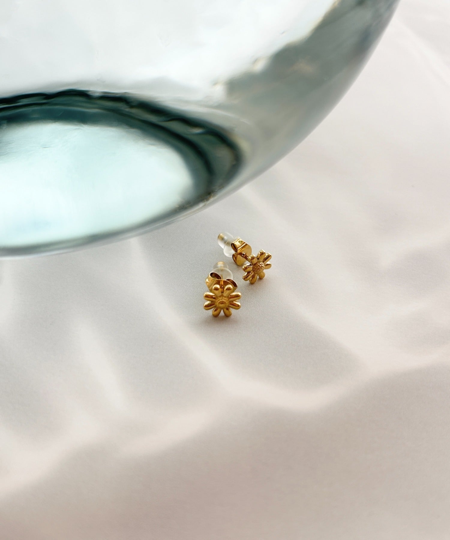 ciite' シーテ ピアス（両耳用） 【 金属アレルギー対応 】 リトル フルールピアス サージカルステンレス