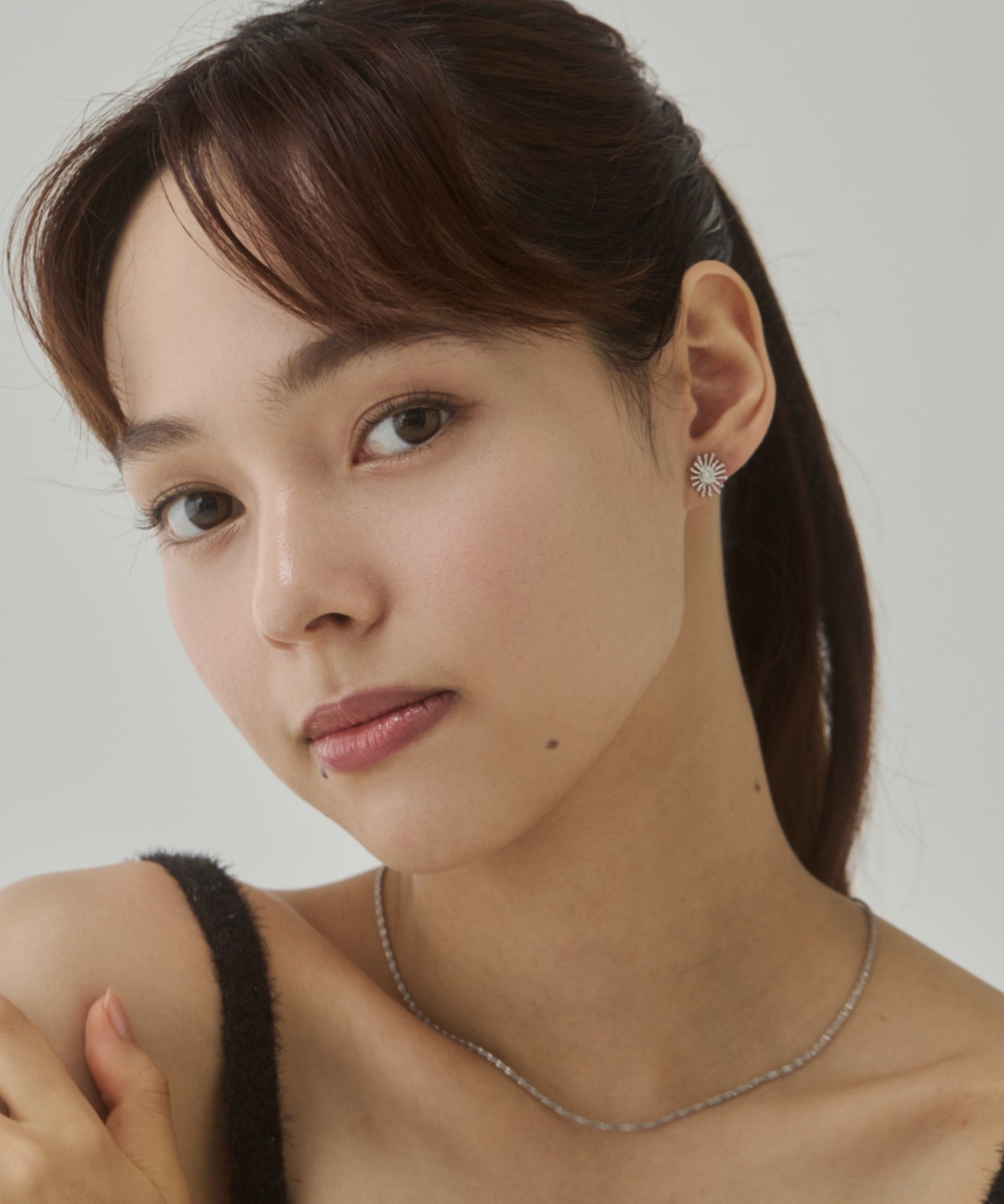 ciite' シーテ ピアス（両耳用） モチーフビジューピアス（両耳用）