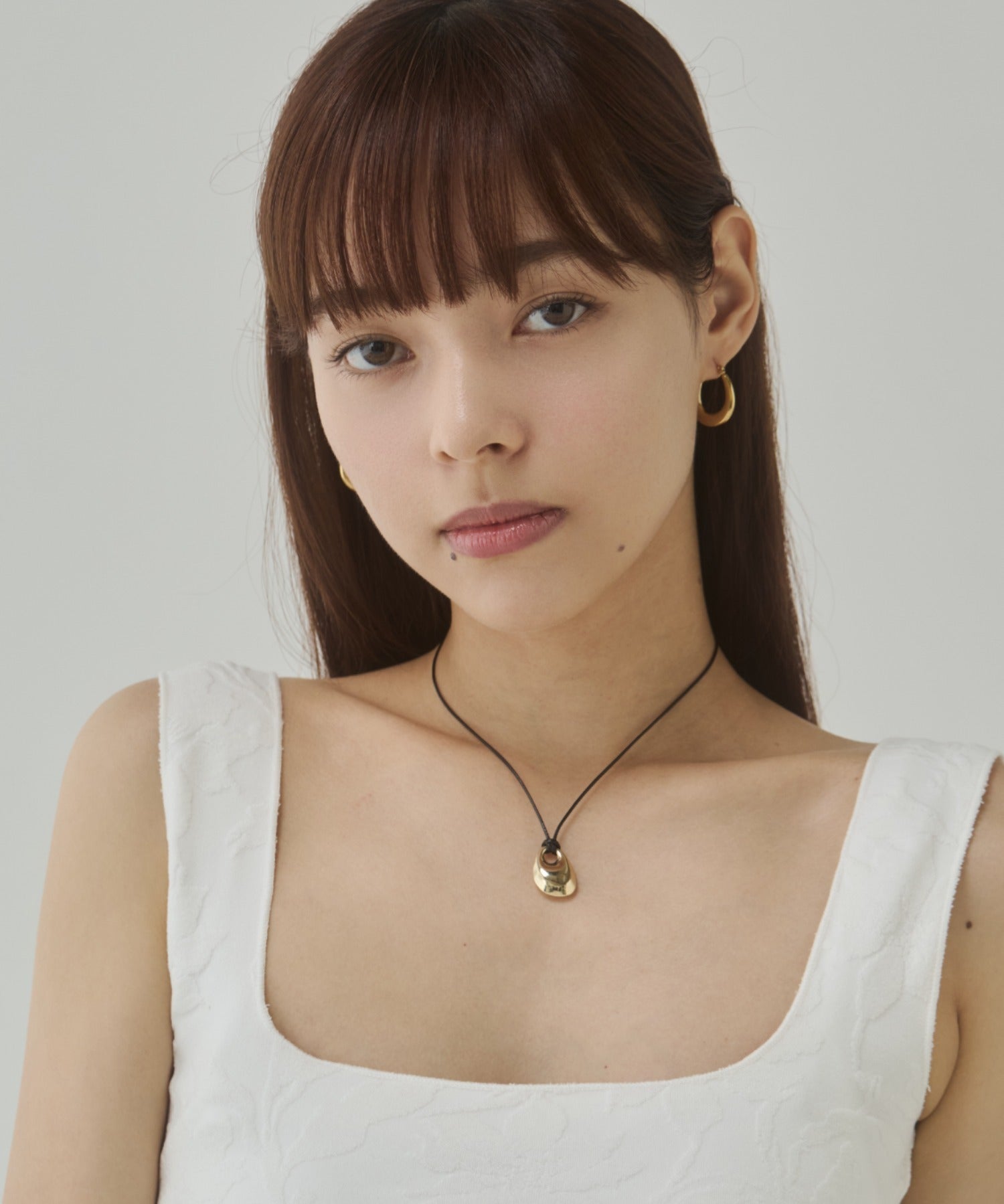 ciite' シーテ ネックレス ニュアンス メタルパール ネックレス
