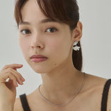 ciite' シーテ ピアス（両耳用） 【 金属アレルギー対応 】フラワーモチーフピアス サージカルステンレス（両耳用）