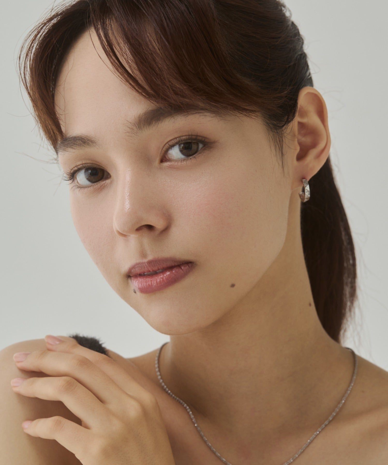 ciite' シーテ ピアス（両耳用） トライアングル ビジューピアス（両耳用）