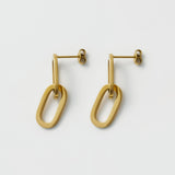 ciite' シーテ ピアス（両耳用） 【 金属アレルギー対応 】 オーバルピアス サージカルステンレス (両耳用)