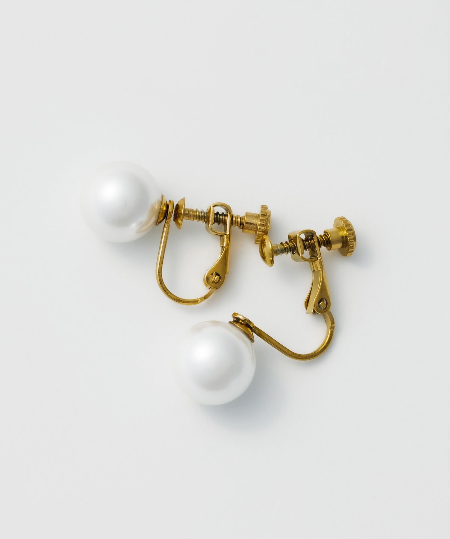 ciite' シーテ イヤリング 【 金属アレルギー対応 】 シンプルパールイヤリング サージカルステンレス (両耳用)