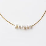 ciite' シーテ ネックレス 【 金属アレルギー対応 】 小ぶり淡水パールネックレス サージカルステンレス