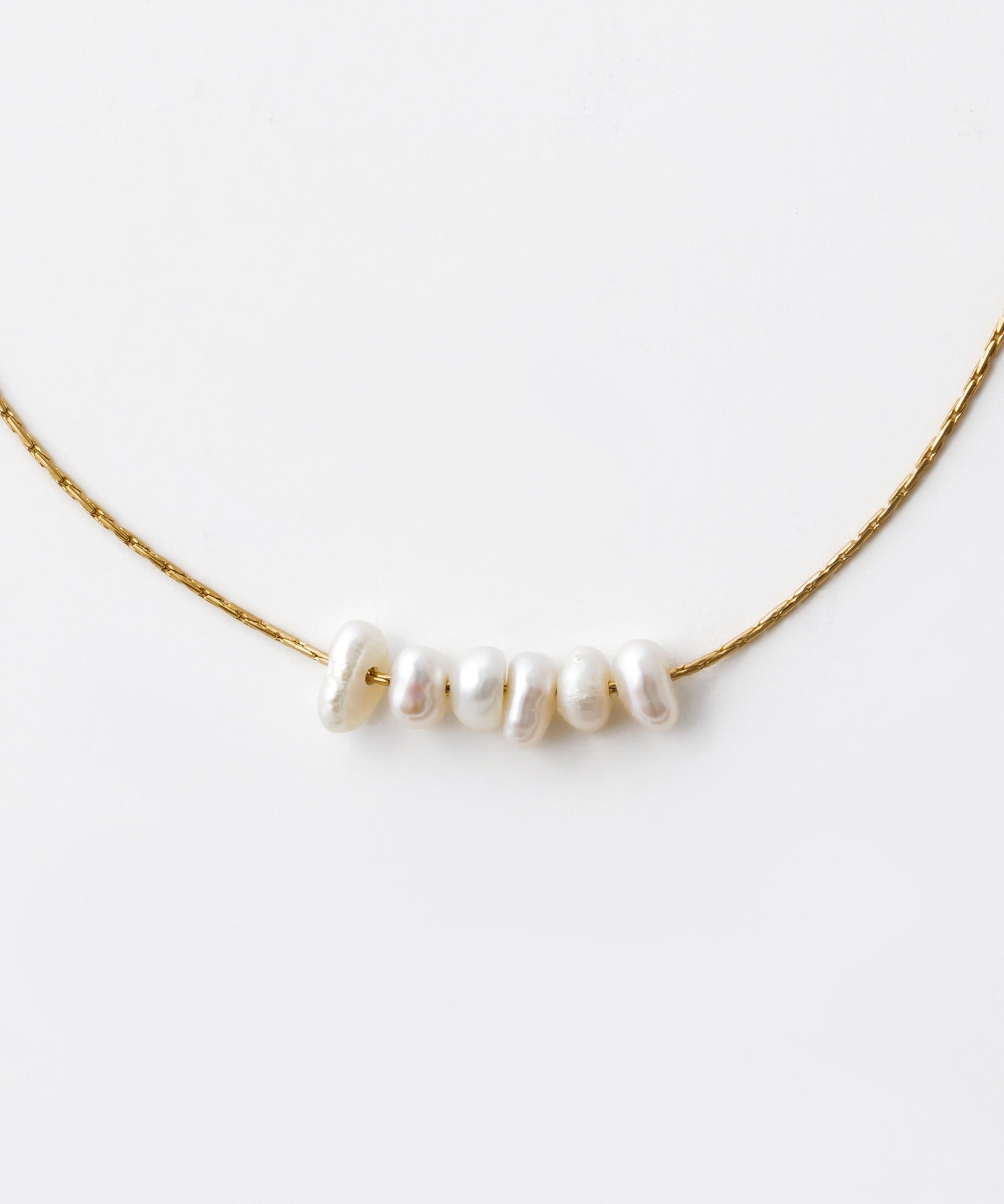 ciite' シーテ ネックレス 【 金属アレルギー対応 】 小ぶり淡水パールネックレス サージカルステンレス