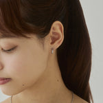 ciite' シーテ ピアス（両耳用） ニュアンス ミニフープピアス（両耳用）