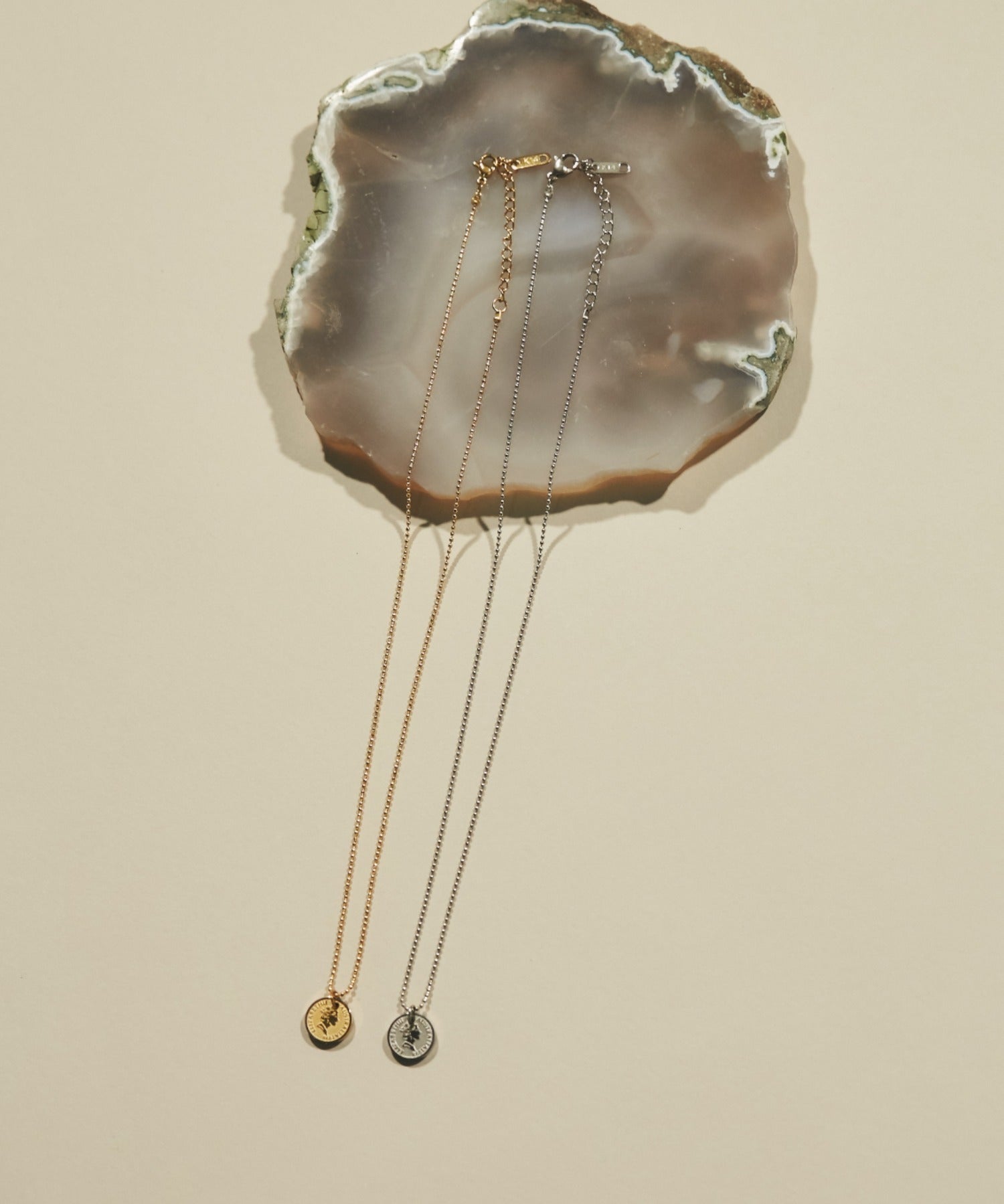 ciite' シーテ ネックレス 【 金属アレルギー対応 】 エリザベスコインネックレス サージカルステンレス