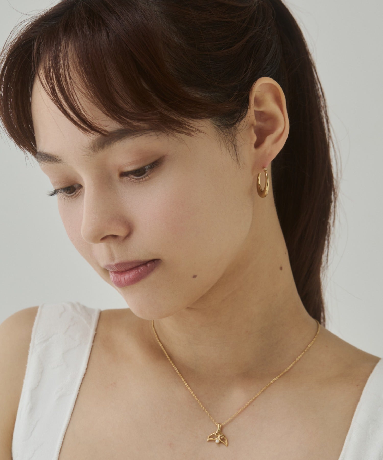 ciite' シーテ ピアス（両耳用） 【 金属アレルギー対応 】オーバルフープピアス サージカルステンレス（両耳用）