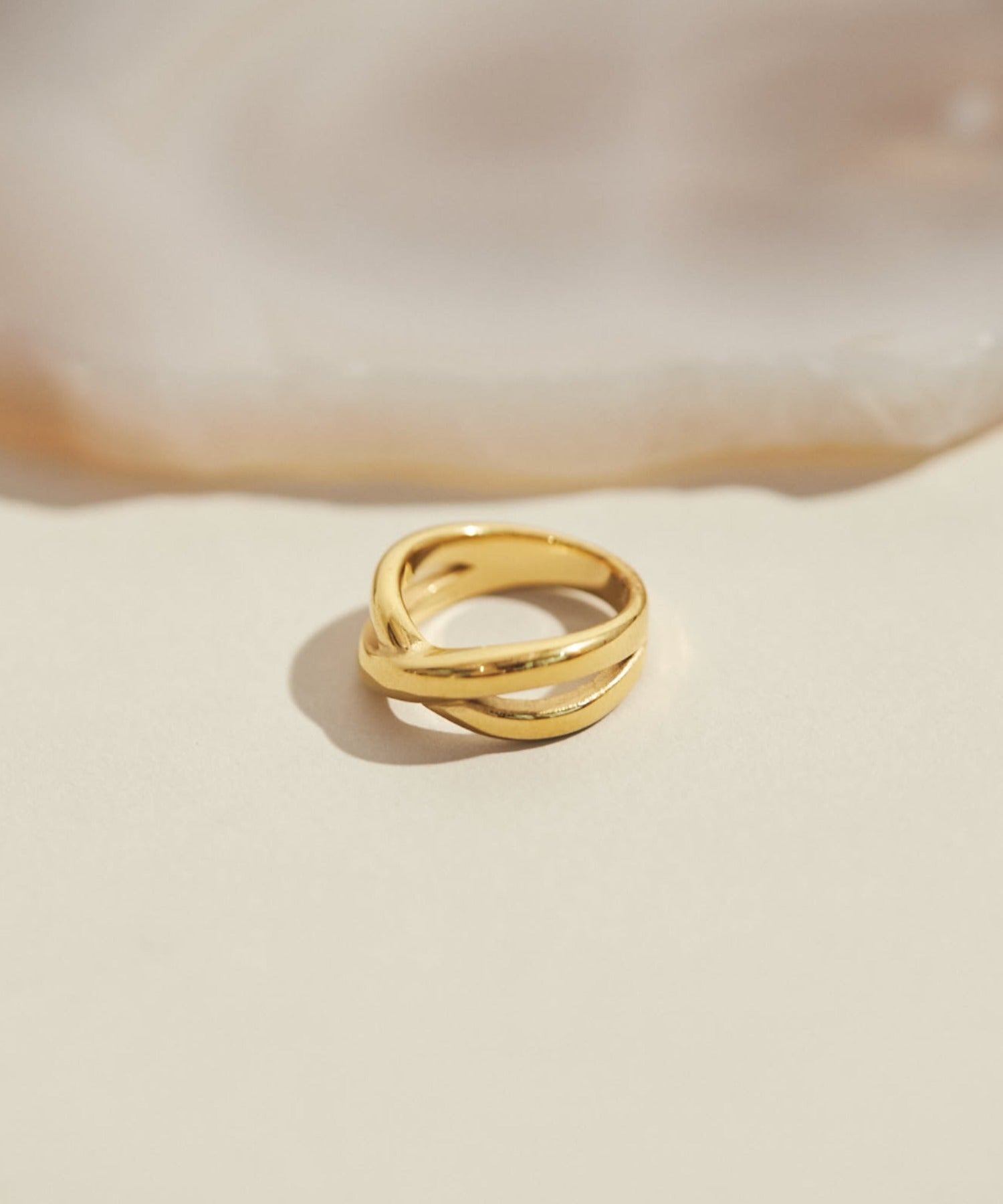 ciite' シーテ リング 【 金属アレルギー対応 】 クロスリング サージカルステンレス