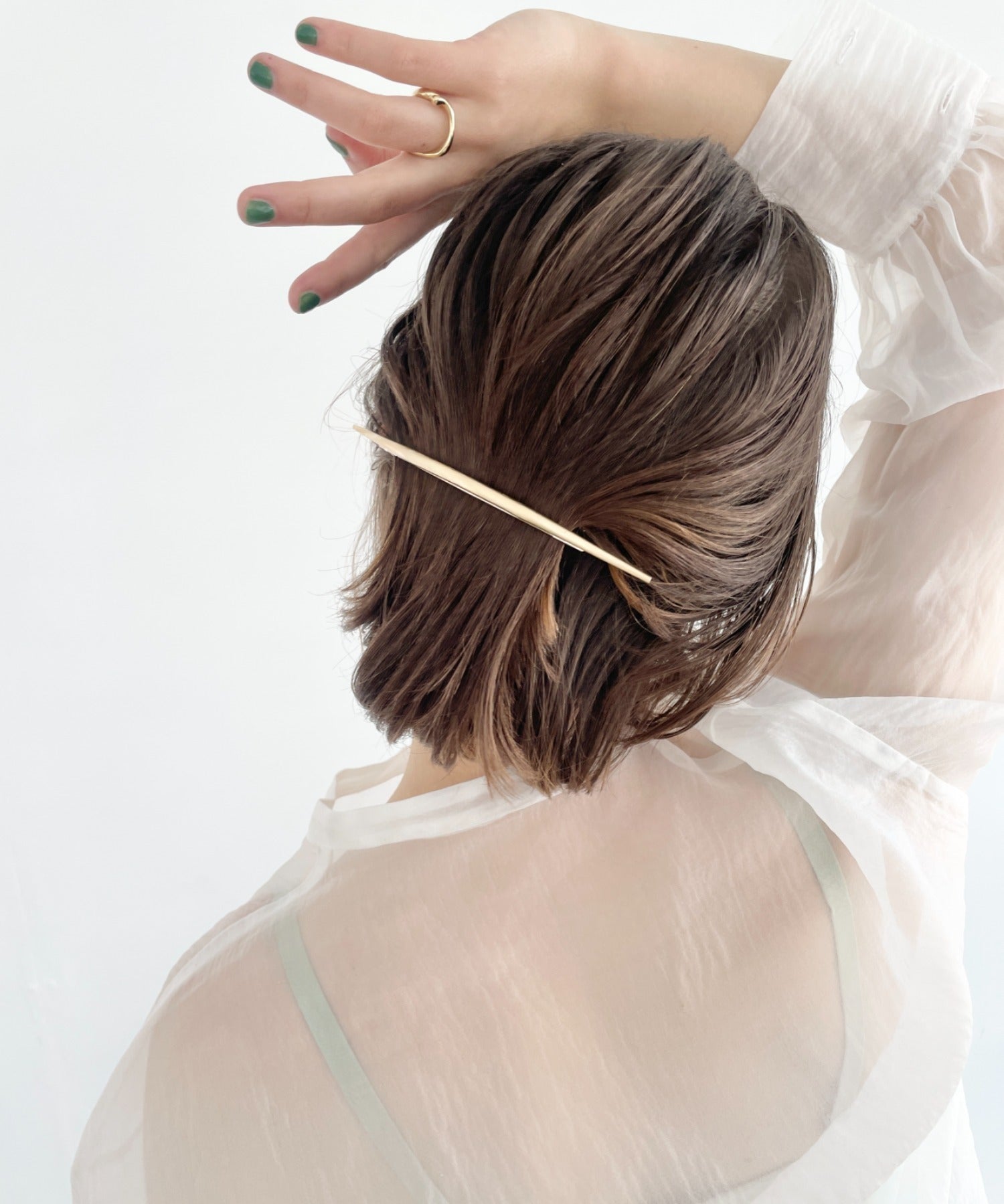 ciite' シーテ バレッタ/ヘアクリップ ワイドムーンバレッタ