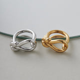 ciite' シーテ リング 【 金属アレルギー対応 】 ノットニュアンス リング サージカルステンレス