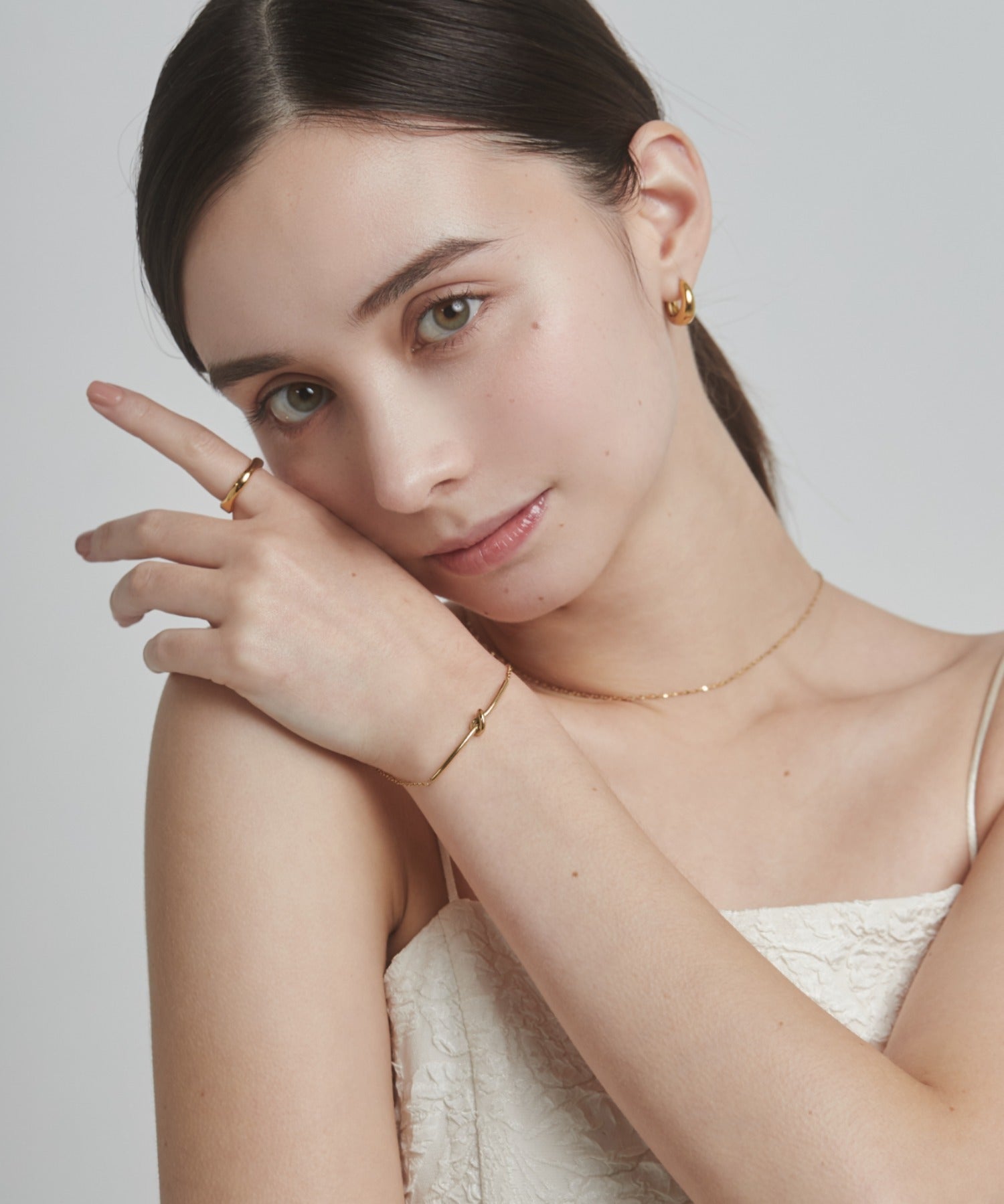 ciite' シーテ ブレスレット 【 金属アレルギー対応 】 ノットブレスレット サージカルステンレス