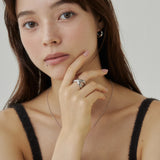 ciite' シーテ リング 【 金属アレルギー対応 】 ビッグクロスリング サージカルステンレス