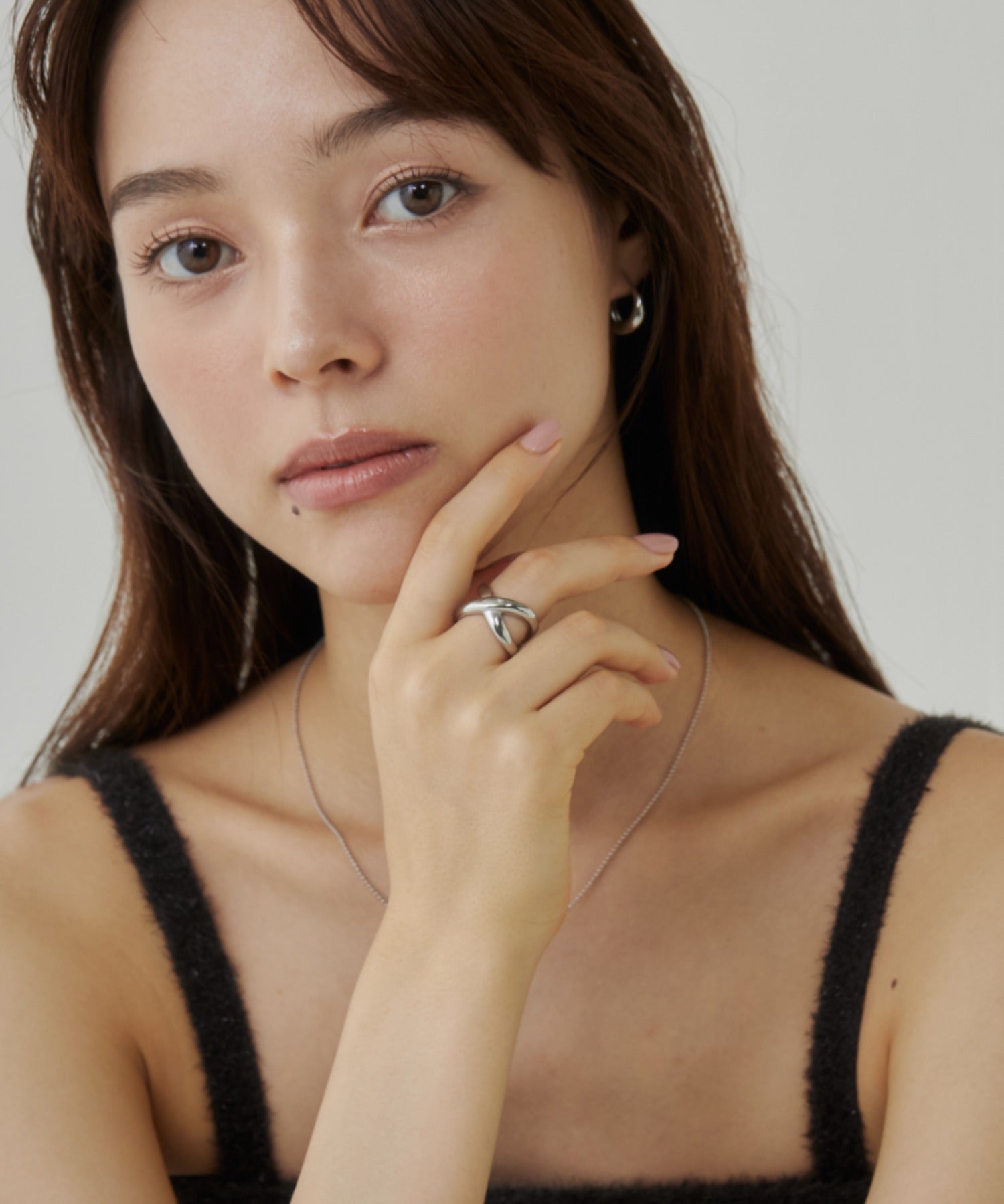 ciite' シーテ リング 【 金属アレルギー対応 】 ビッグクロスリング サージカルステンレス