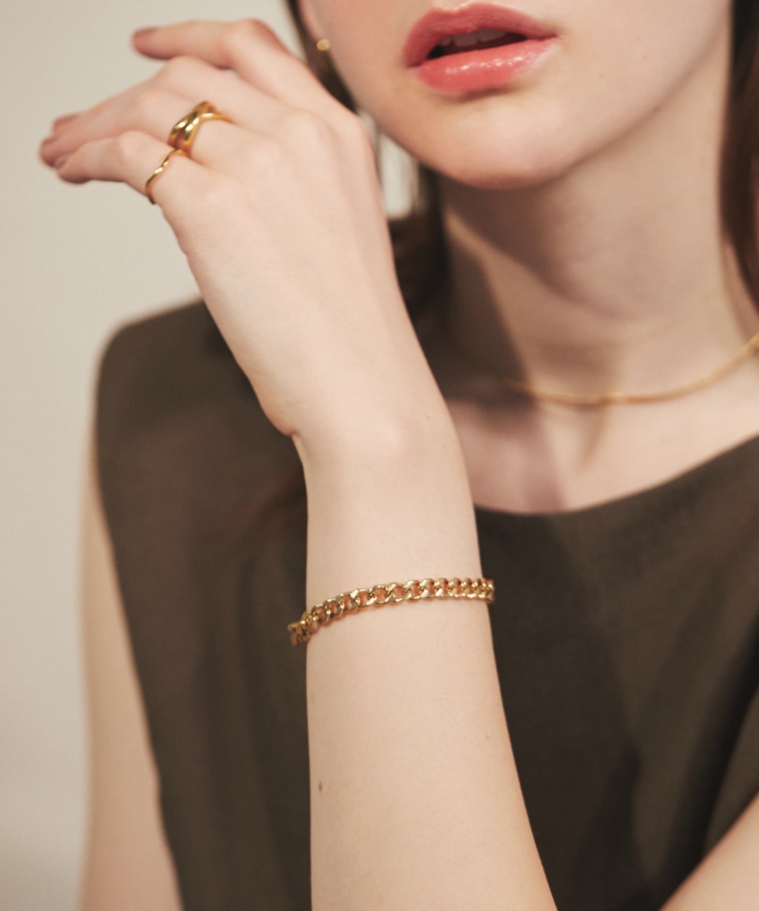 ciite' シーテ ブレスレット 【 金属アレルギー対応 】 チェーンブレスレット サージカルステンレス