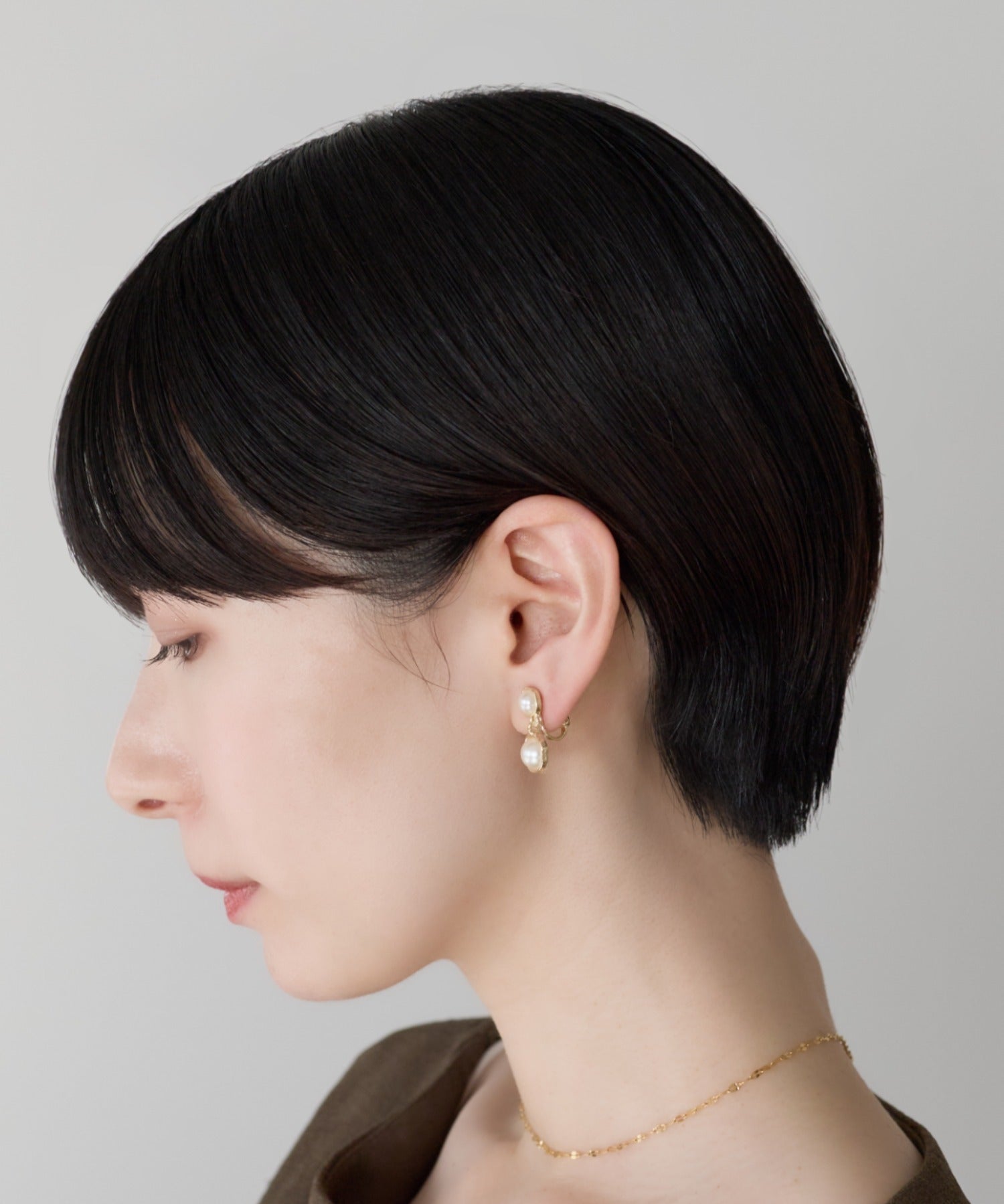 ciite' シーテ イヤリング シリコン付 デザインパール イヤリング