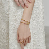 ciite' シーテ ブレスレット 【 金属アレルギー対応 】 2ラインバングル / ブレスレット サージカルステンレス