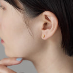 ciite' シーテ ピアス（両耳用） 【金属アレルギー対応】レクタングルバー ピアス