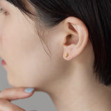 ciite' シーテ ピアス（両耳用） 【金属アレルギー対応】レクタングルバー ピアス