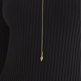 ciite' シーテ ネックレス 【 金属アレルギー対応 】 ノットチェーンロングネックレス サージカルステンレス