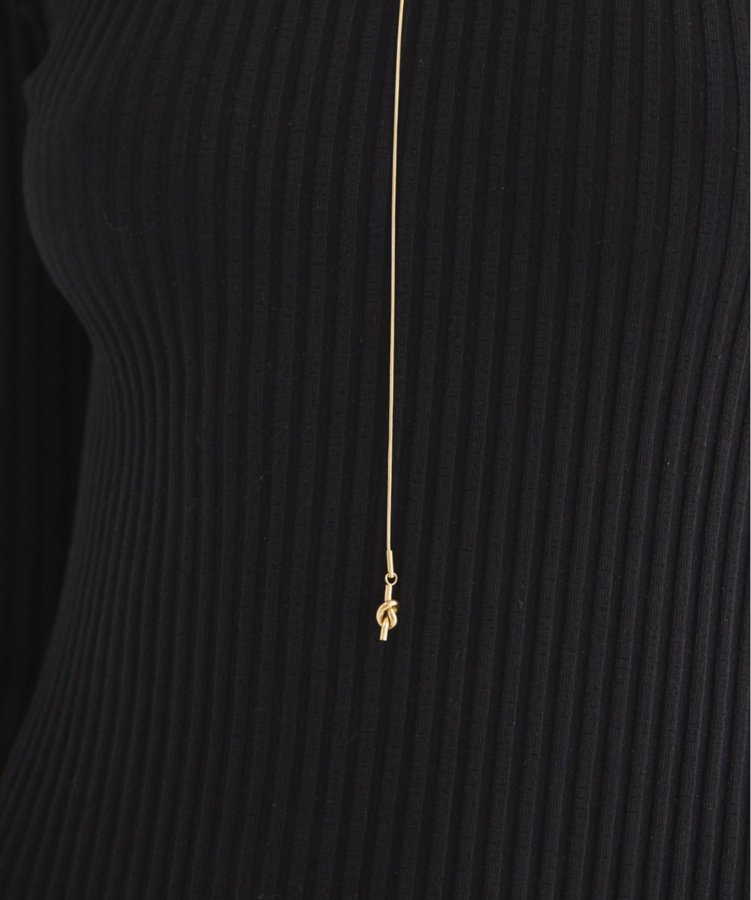 ciite' シーテ ネックレス 【 金属アレルギー対応 】 ノットチェーンロングネックレス サージカルステンレス