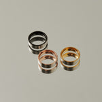 ciite' シーテ リング 【 金属アレルギー対応 】 バイカラーリング サージカルステンレス