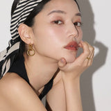 ciite' シーテ ピアス（両耳用） 【 金属アレルギー対応 】 モチーフサークルピアス サージカルステンレス (両耳用)