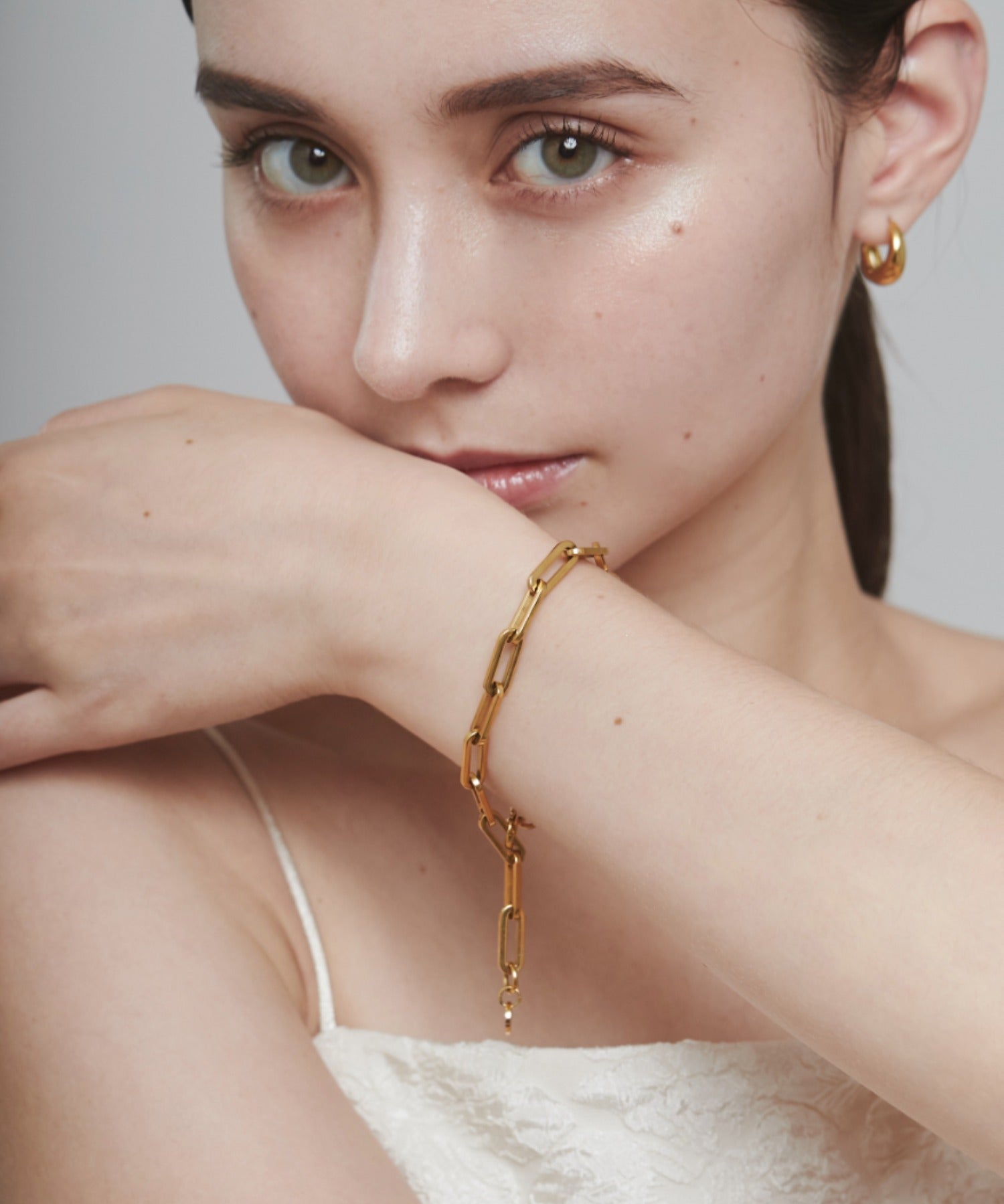 ciite' シーテ ブレスレット 【 金属アレルギー対応 】 シンプルチェーンブレスレット サージカルステンレス